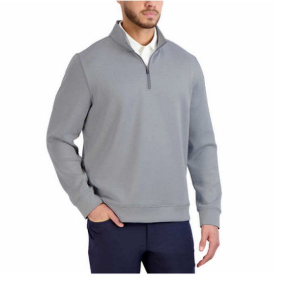 Hickey Freeman Other - NWT Hickey Freeman Men's Moisture Wicking 1/4 Zip Navy Size 3XL $60 DD005
